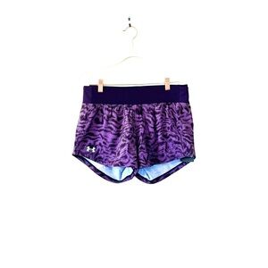 Under Armour Speed Pocket Running Shorts Fitted Lined Purple Plum Size M NEW $55